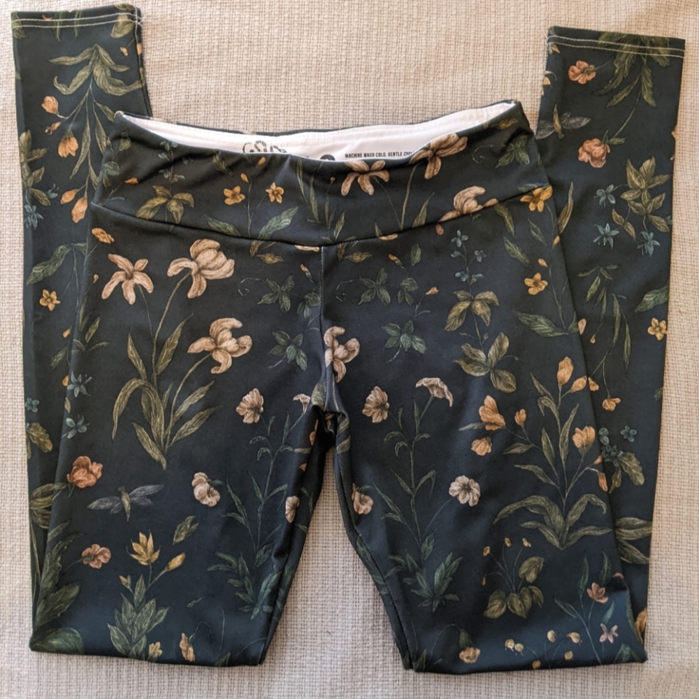 society6 x jessica roux floral leggings